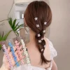 10pcs/Set Small Hair Clip Flower Hairpin Girl