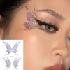 3D Waterproof - Fairy Butterfly Wings Shiny Tattoo Sticker - Face and Body Art